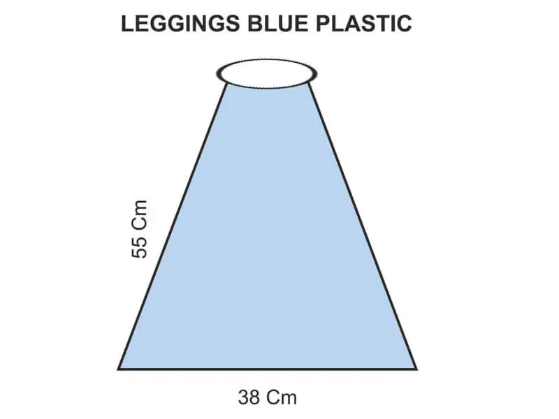 Leggings With Blue Plastic Surgical Drapes Careon Healthcare