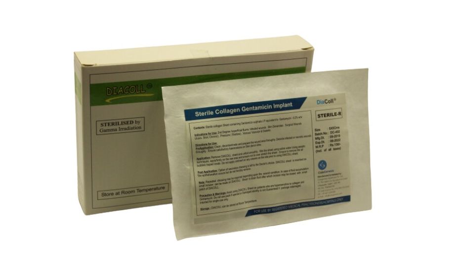 Buy DiaColl Wound Dressing Online - Cologenesis Healthcare Pvt. Ltd.