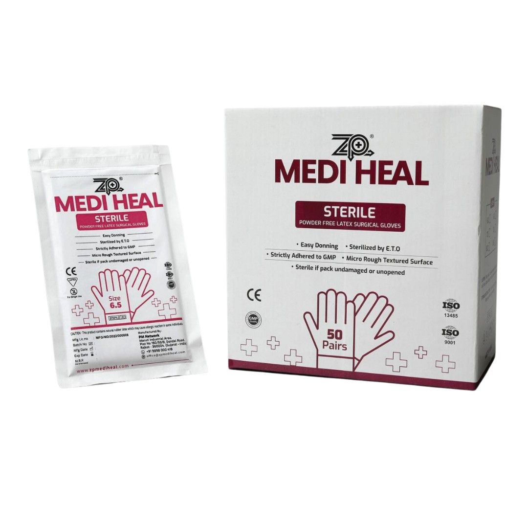 ZP MEDI HEAL Sterile Surgical Gloves Buy Online in South Africa, Kenya & Nigeria