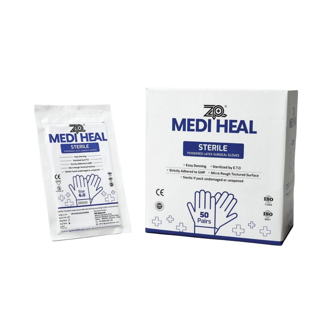 ZP MEDI HEAL Sterile Surgical Gloves Buy Online in South Africa, Kenya & Nigeria